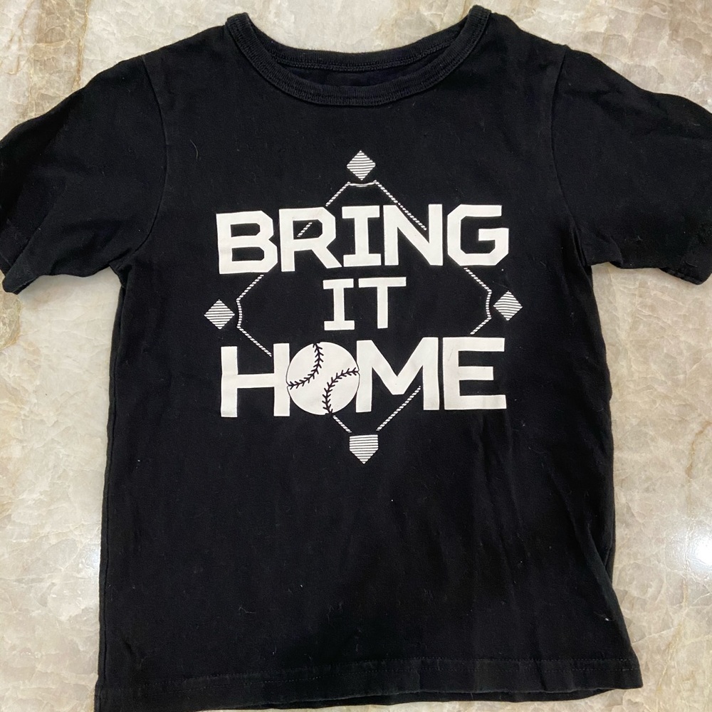 Boys baseball shirt sleeve tshirt